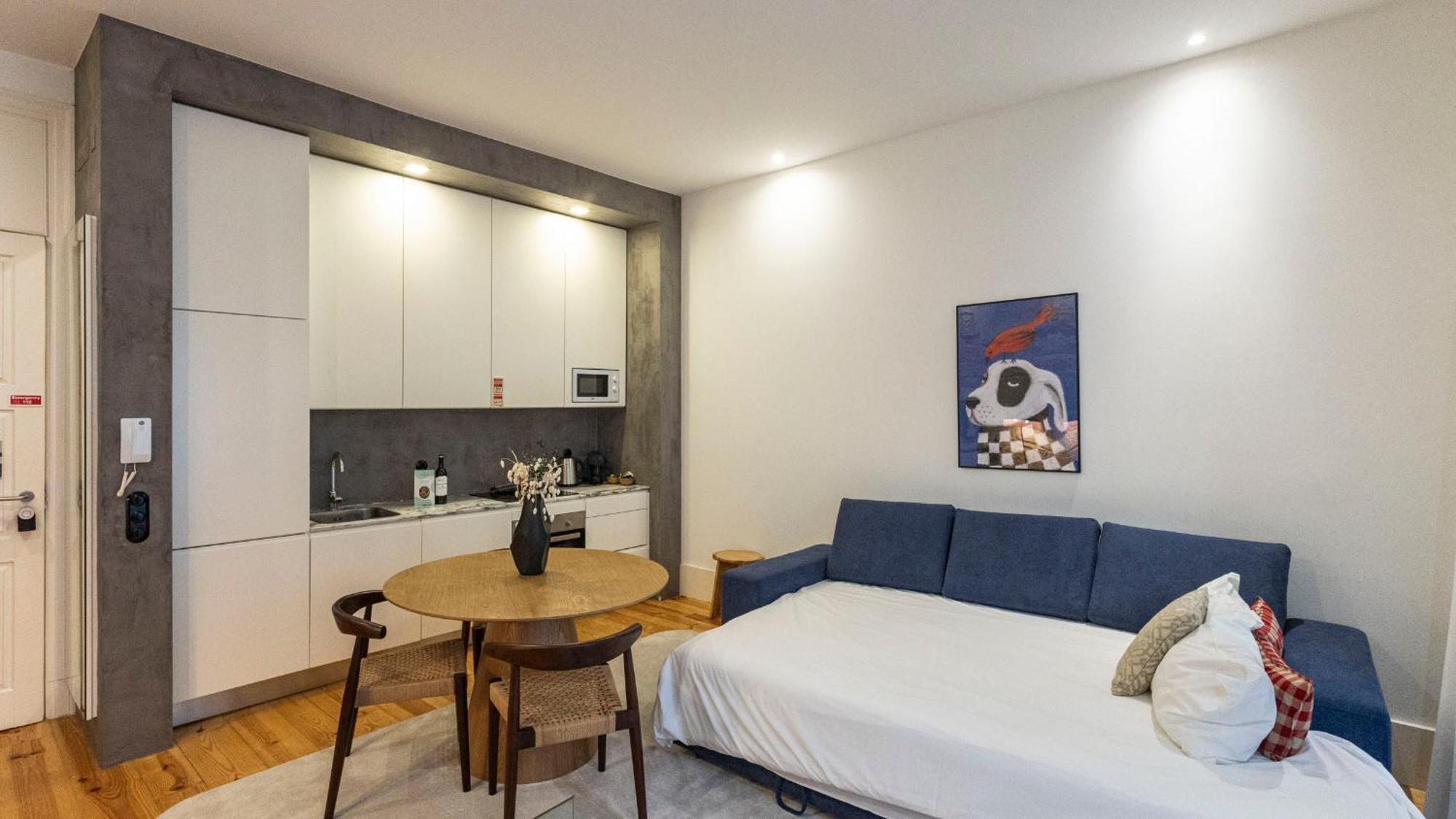Lovelystay - Allderman Apartment - Almada 1º T OOporto Exteriör bild