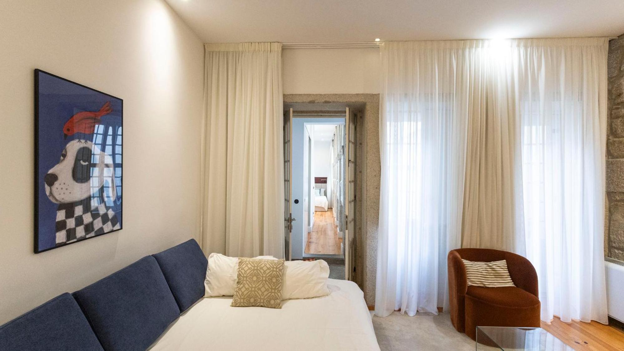 Lovelystay - Allderman Apartment - Almada 1º T OOporto Exteriör bild